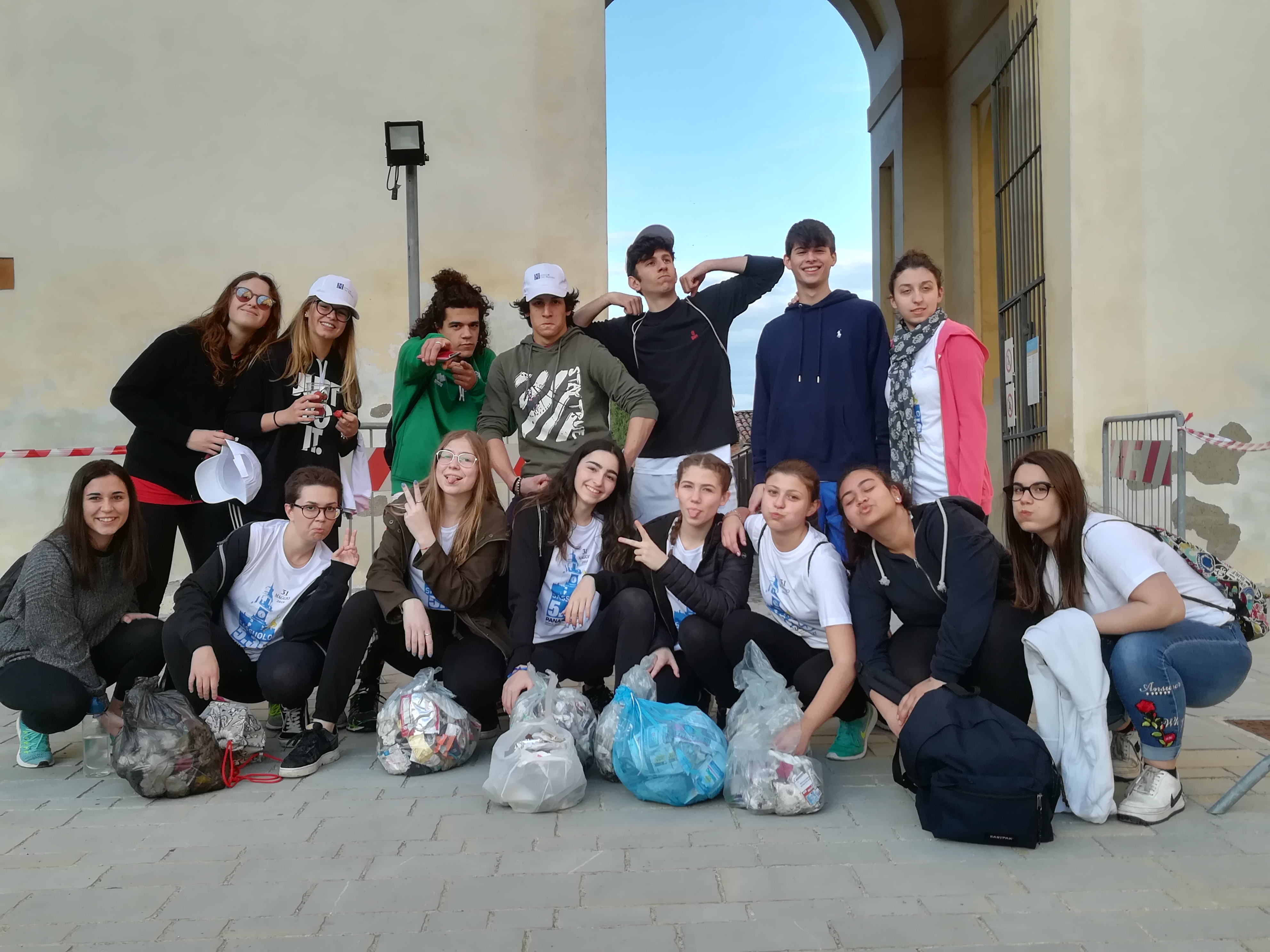 Pulizia parchi studenti Formiggini
