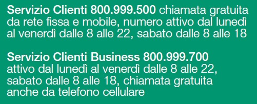 Riferimenti telefonici Servizio Clienti HERA